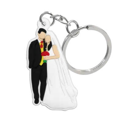 Image de Porte-clés Vintage Amis - Cadeau Mignon & Original