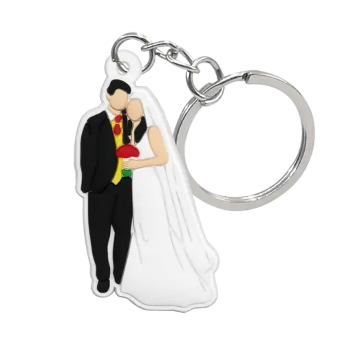 Image de Porte-clés Vintage Amis - Cadeau Mignon & Original