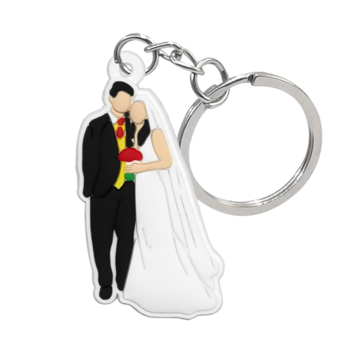 Image de Porte-clés Vintage Amis - Cadeau Mignon & Original