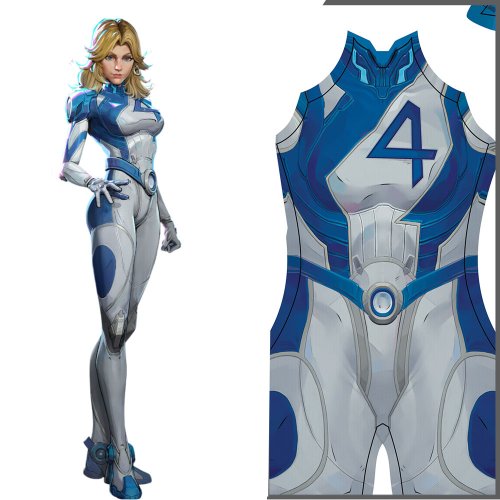 Bild von Susan Storm Cosplay Kostüm – Unsichtbarer Zentai Overall