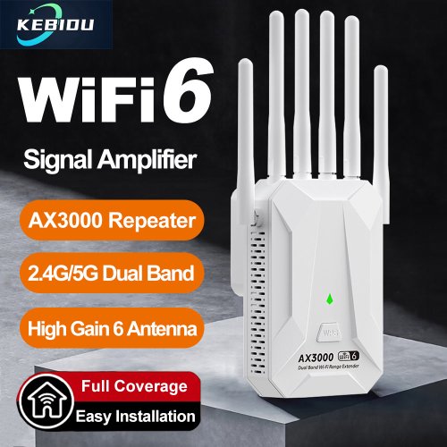 Immagine di Ripetitore WiFi 6 AX3000 - Estensione Segnale Dual Band