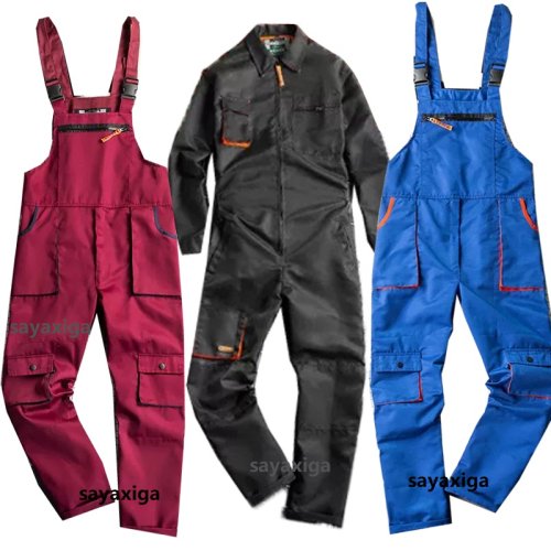 Image de Salopette Cargo Homme - Combinaison de Travail Robuste