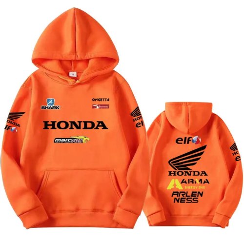 Bild von 2025, Honda Logo Motorrad-Hoodie, Outdoor-Reitjacke, Honda Motorrad-Rennen, Ganzjahres-Fan-Kleidung, Herrenbekleidung
