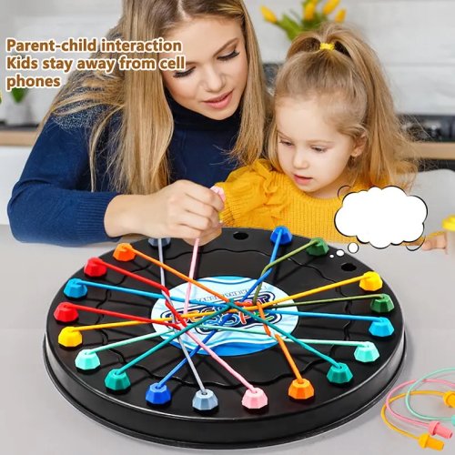 Image de Jeu de Société Sensoriel avec Nœuds en Corde