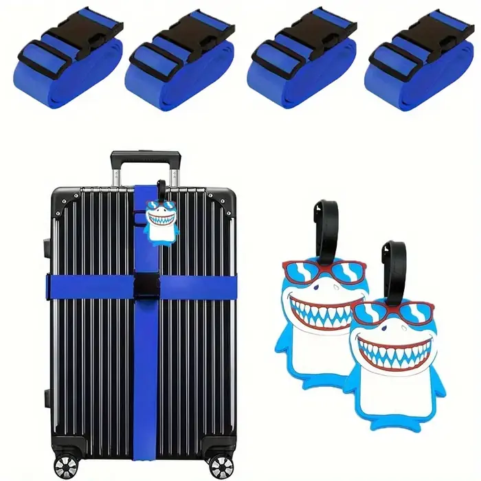 Image de Sangles & Étiquettes de Bagages - Pack de 6