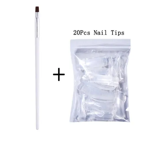 Image de Gel Acrylique Pailleté Argent Rose 30ml - Extension Ongles
