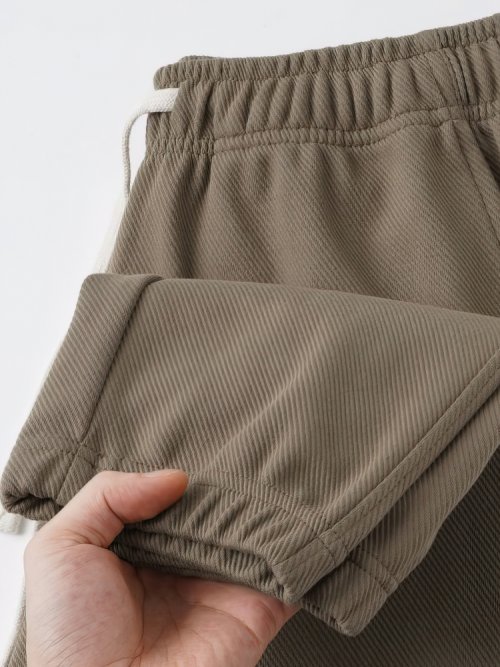 Bild von Herren Baumwoll-Twill Jogginghose mit Baggy-Schnitt – Atmungsaktive, Anti-Falten Arbeits- und Freizeithose aus 65% Baumwolle, 380g/m², ideal für Outdoor-Aktivitäten und Sport