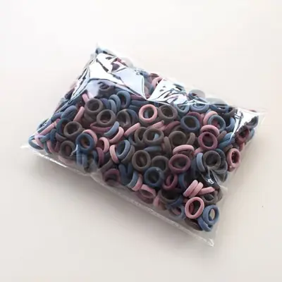 Image de Scrunchies Colorés pour Enfants - Lot de 100, 300 ou 500 Pièces