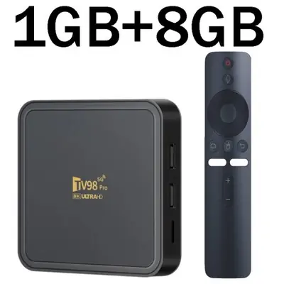 Image de TV Box Android 14 8K Ultra HD - 8GB/128GB - WiFi 5G & 4G - Contrôle Vocal