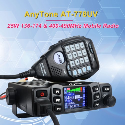 Zdjęcie Anytone AT-778UVII – Potężny Radiotelefon GMRS z Dwoma Zakresami