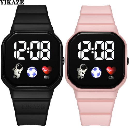 Afbeelding van Kinderhorloge Sport LED Digitale Horloges Spaceman Siliconen Band Waterdicht Elektronisch Horloge voor Kinderen Jongens Meisjes Geschenken