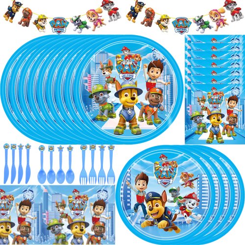 Afbeelding van Paw Patrol Feestartikelen Set - Compleet Verjaardagsdecoratie