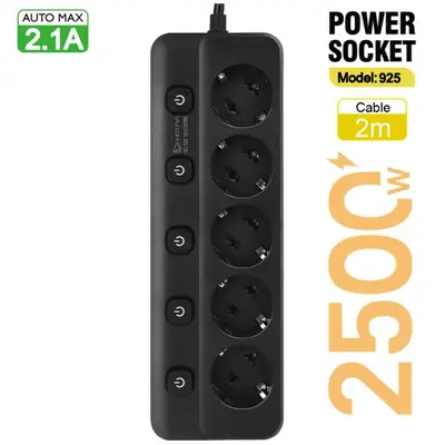 Image de multiprise prise ue prises ca prise multitap rallonge électrique commutateur de commande indépendant adaptateur de filtre réseau