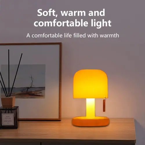 Image de Lampe Champignon LED Rechargeable - Lumière Ambiance Minimaliste