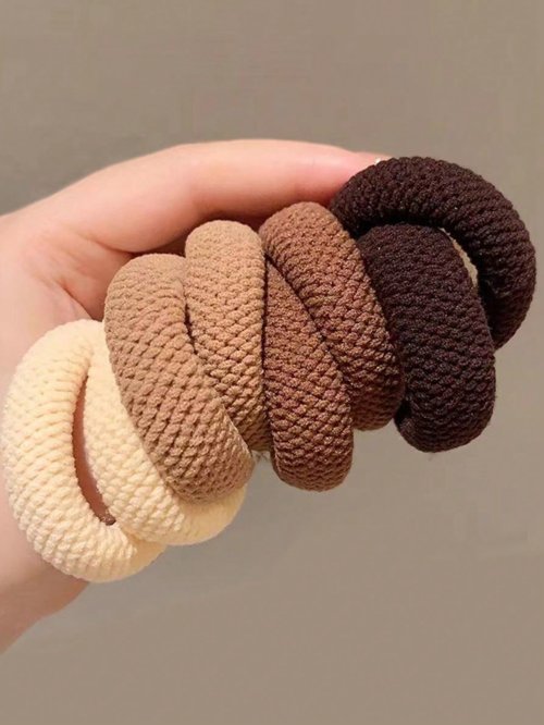 Chouchous Élastiques Colorés - Lot de 10