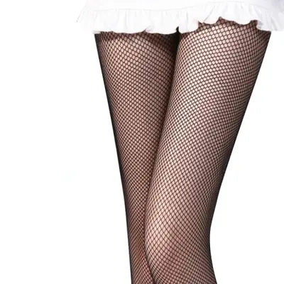 Image de Bas Résille Multicolores Anti-Crochet - Élégance & Confort