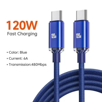 Image de Câble USB-C 120W Charge Ultra Rapide
