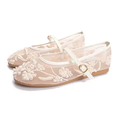 Image de Ballerines Mary Jane Perles - Élégantes & Confortables