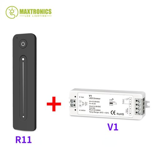 Bild von Wireless LED Dimmer mit Touch-Fernbedienung – 12V/24V/36V, 8A PWM