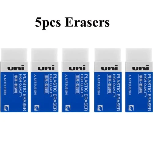 5pcs einfarbig radiergummis