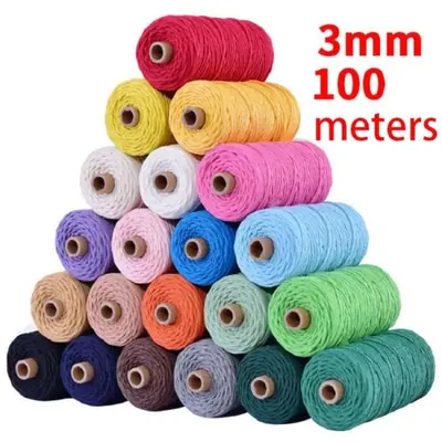 Image de Cordon Macramé Coloré 3mm - 110 Yards