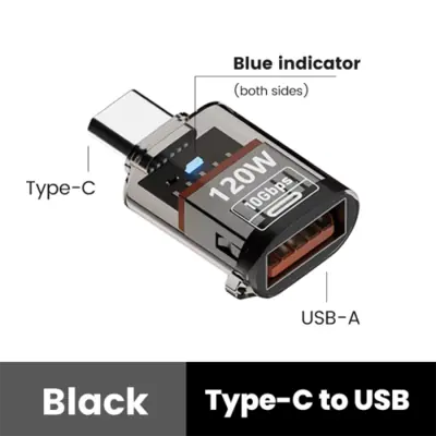 Image de Adaptateur USB-C 120W - Charge Rapide & OTG