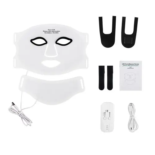 Image de Masque LED Facial 7 Couleurs - Thérapie Lumineuse Anti-Âge