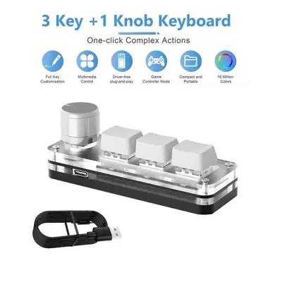 Image de Clavier Mini 3 Touches RGB Programmable