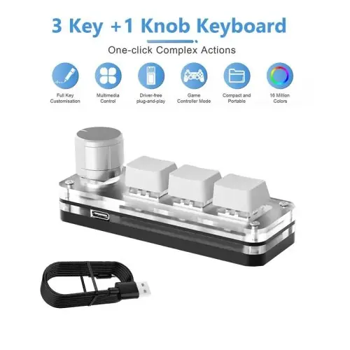 Image de Clavier Mini 3 Touches RGB Programmable