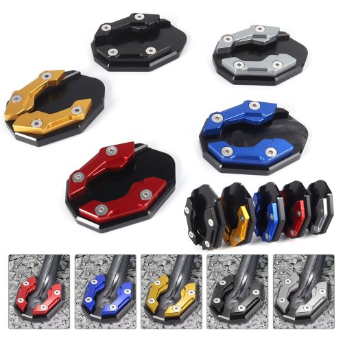 Bild von Motorradzubehör Seitenständer für Yamaha NMAX 155 N MAX NMAX 155 125 NMAX 125 Ständerplatte Verlängerung Unterstützung Fußpolsterbasis