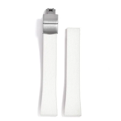 Blanc argent boucle