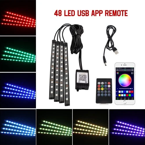 48LED app mando USB