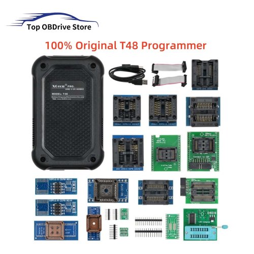 Zdjęcie Programator uniwersalny XGECU T48 TL866III – obsługa 34 000 typów układów, EPROM, MCU, SPI, NOR, NAND, eMMC, testery IC, zamiennik TL866CS i TL866II