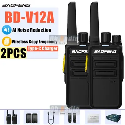 Image de Talkie-walkie Baofeng V12A Mini - Radio bidirectionnelle compacte
