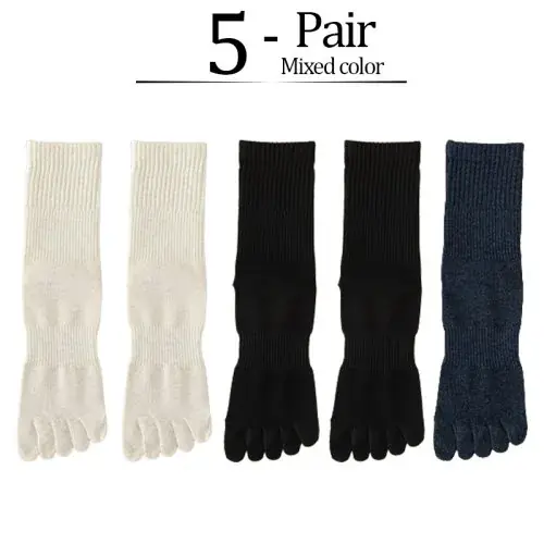 Image de Chaussettes 5 Doigts Homme - Coton Bio & Anti-Odeur