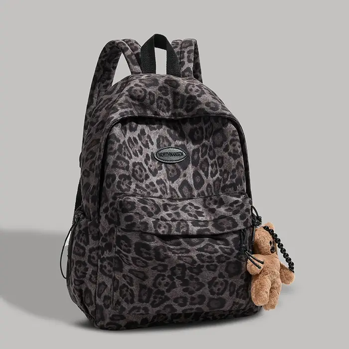 Image de Sac à Dos Léopard Tendance pour Ados