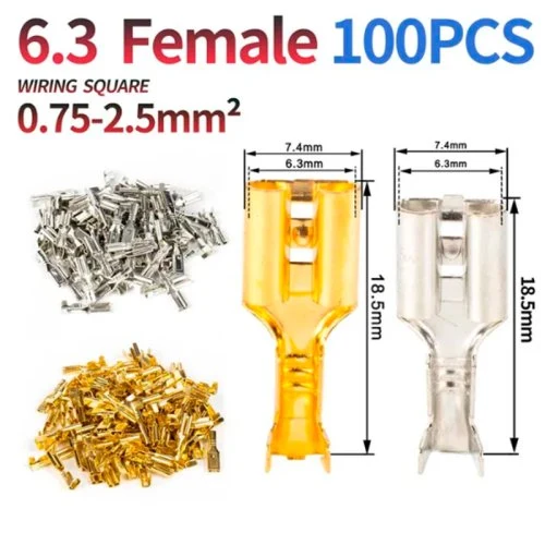 6.3mm female