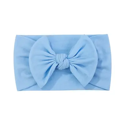 Image de Bandeau bébé fille - Turban doux avec arc