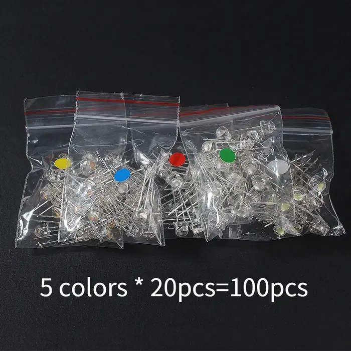 100 pezzi-5 colori