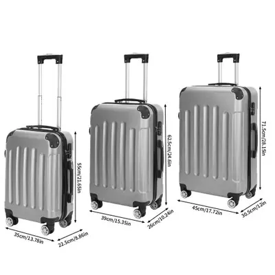 Image de Ensemble de Valises 3 Pièces - Résistant & Léger