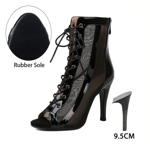 Schwarz 9.5cm Gummi