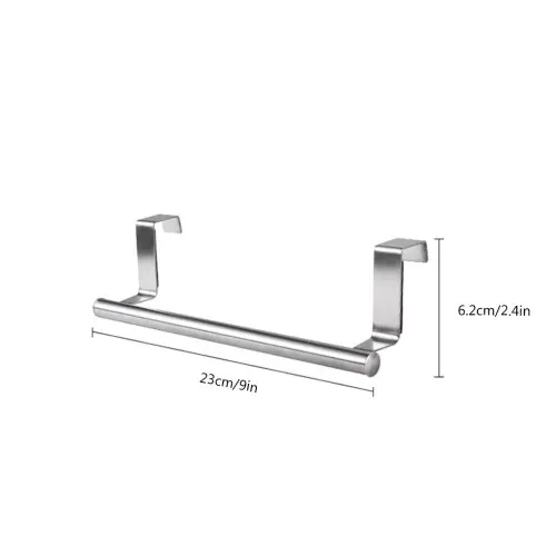 Image de Porte-serviettes Inox - Barre Suspendue pour Armoire
