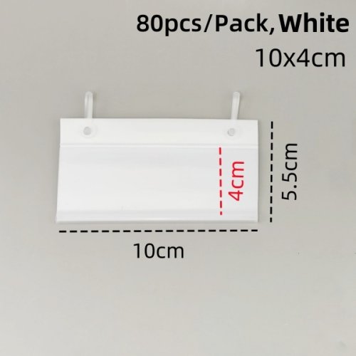 Imagen de Soportes PVC para Etiquetas de Precio - Ideal para Tiendas y Exposiciones