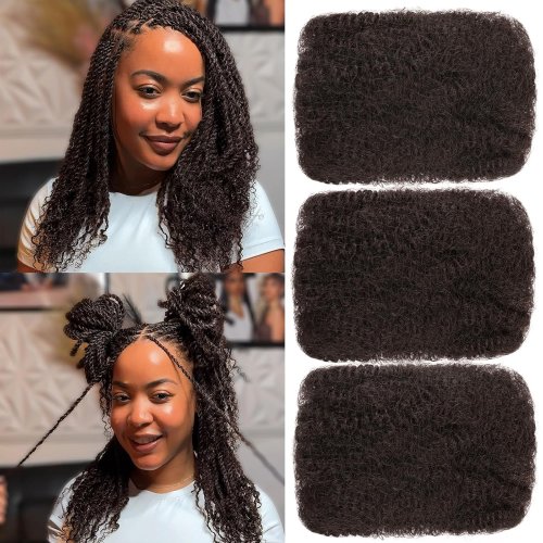 Immagine di Estensioni Capelli Afro Ricci - 50g per Trecce e Dreadlock