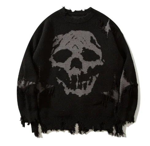 Bild von Herren Rundhalspullover – Hip-Hop Stil mit Cut-Out Design