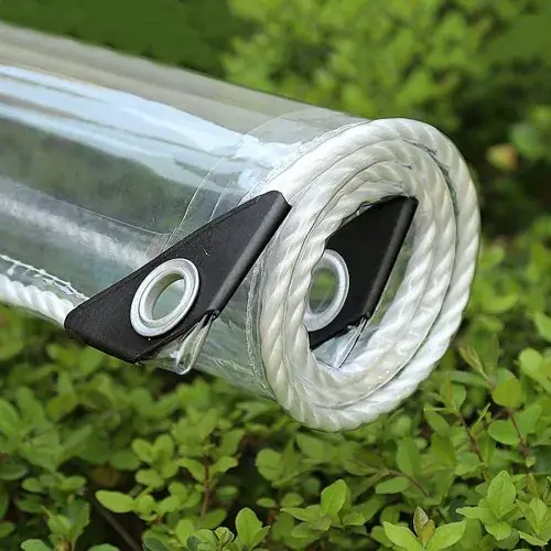 Image de Bâche PVC Transparente Imperméable - Protection Jardin & Meubles