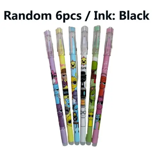 Aléatoire 6pcs noir