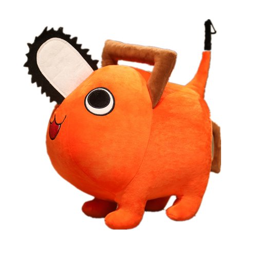 Image of Adorable Pochita Plush Dolls from Chainsaw Man – Soft Stuffed Toy in 10cm, 20cm, 25cm, and 40cm Sizes – Perfect Cartoon Pillow & Pendant for Kids and Fans
