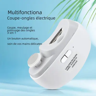 Moteur de Manucure Électrique Rechargeable avec Lumière