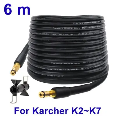 Image de Tuyau de Lavage de Voiture 6-15m - Extension Haute Pression pour Karcher